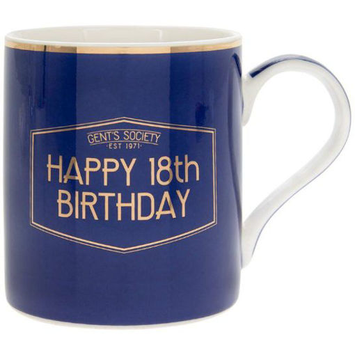 Picture of GENTS SOCIETY 18TH BIRTHDAY MUG